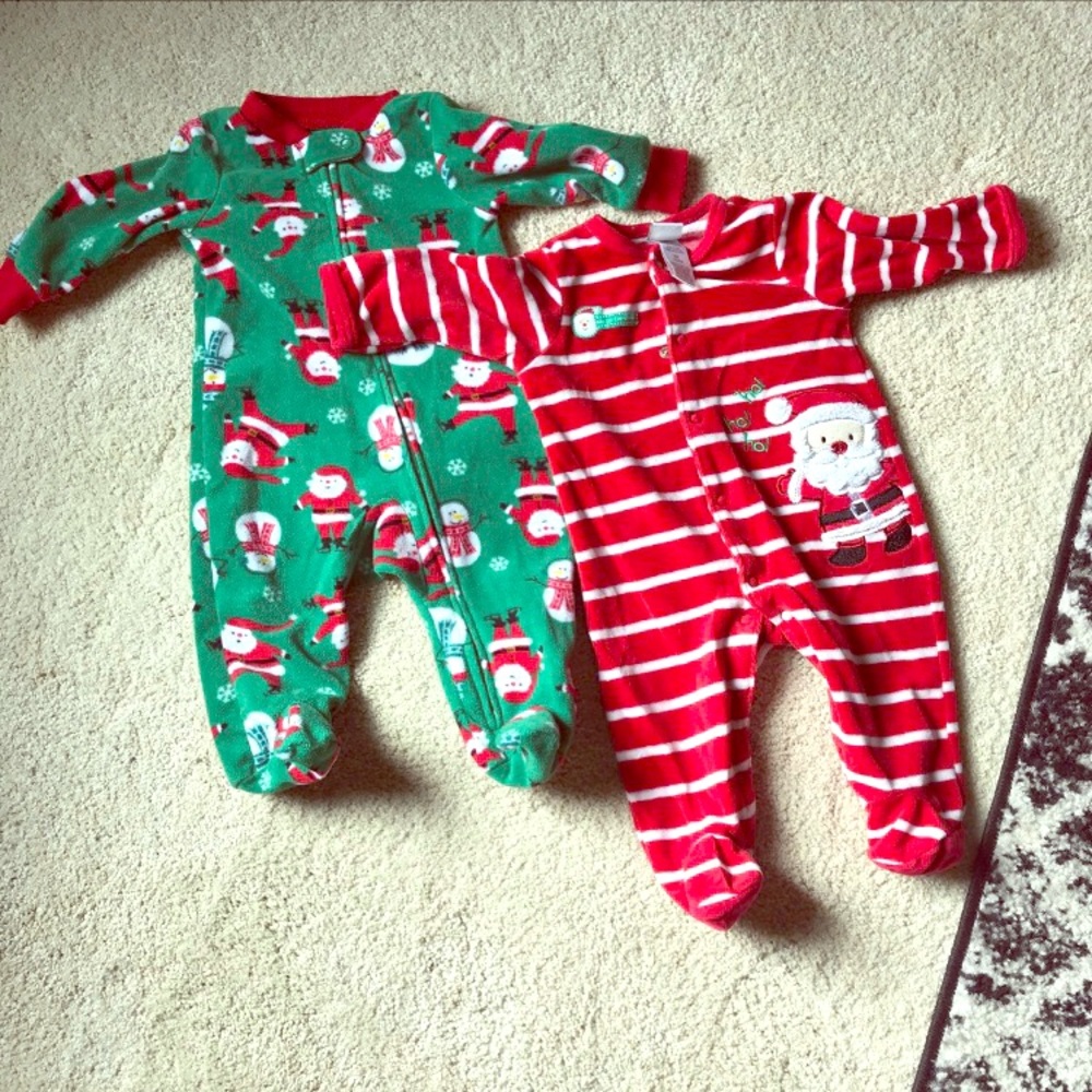 3 month Christmas jammies
